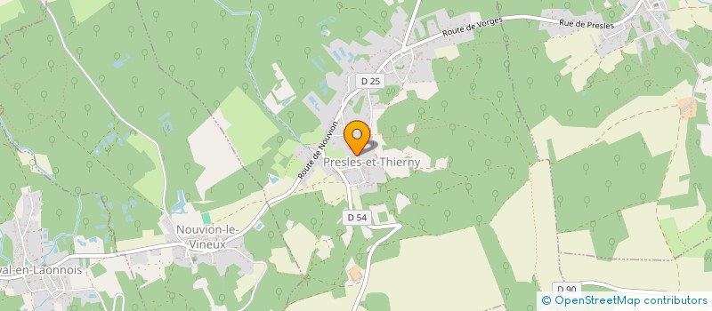 localisation de l'entreprise 908 267 958 à PRESLES-ET-THIERNY