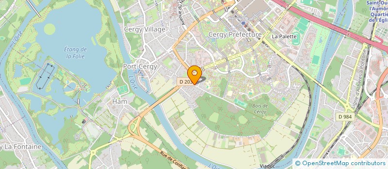 localisation de l'entreprise 908 269 038   CERGY