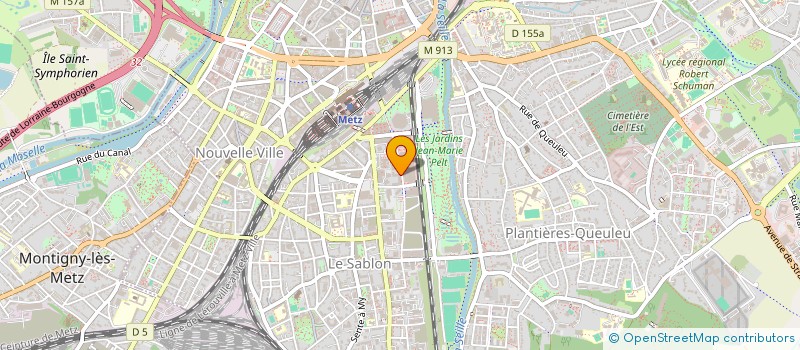 localisation de l'entreprise 908 274 582   METZ