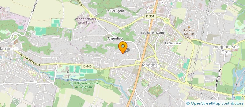 localisation de l'entreprise 908 350 978   MONTLHERY