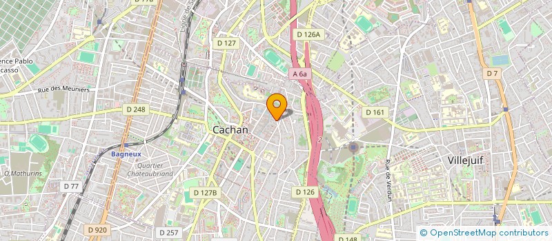 localisation de l'entreprise 908 354 848   CACHAN