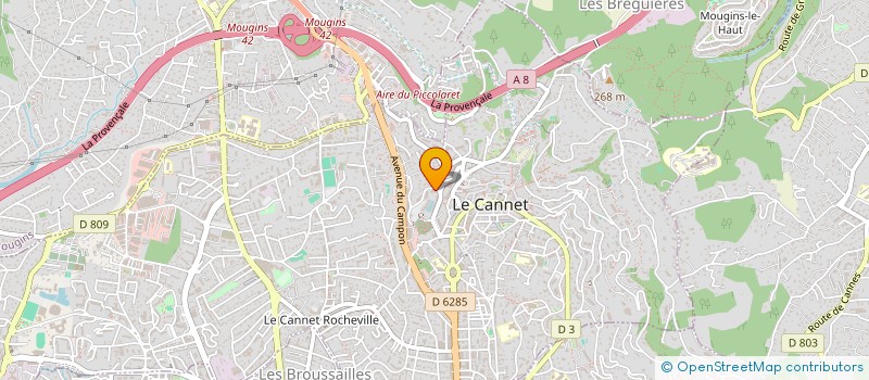 localisation de l'entreprise 908 358 195 à LE CANNET