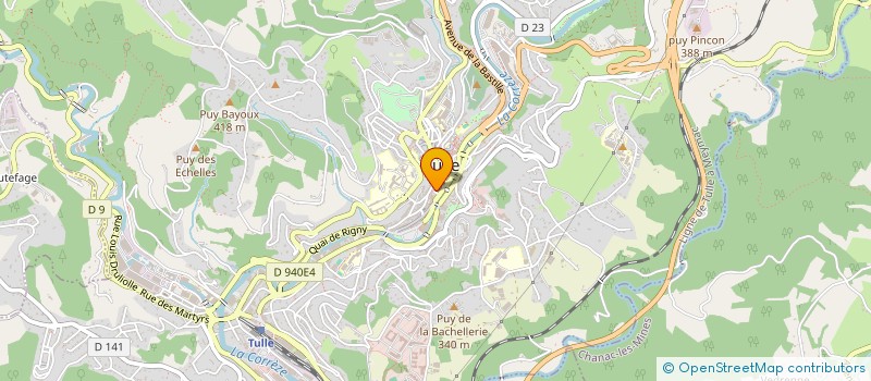 localisation de l'entreprise 908 360 944   TULLE