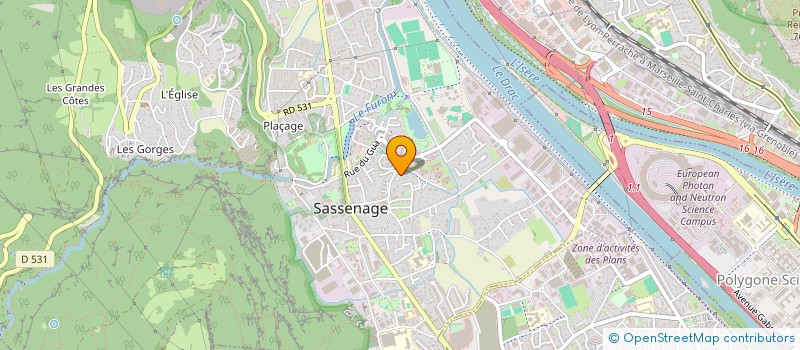 localisation de l'entreprise 908 399 348   SASSENAGE