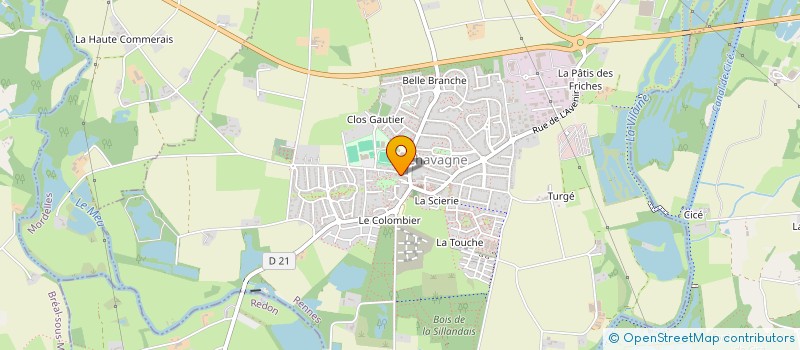 localisation de l'entreprise 908 407 034   CHAVAGNE