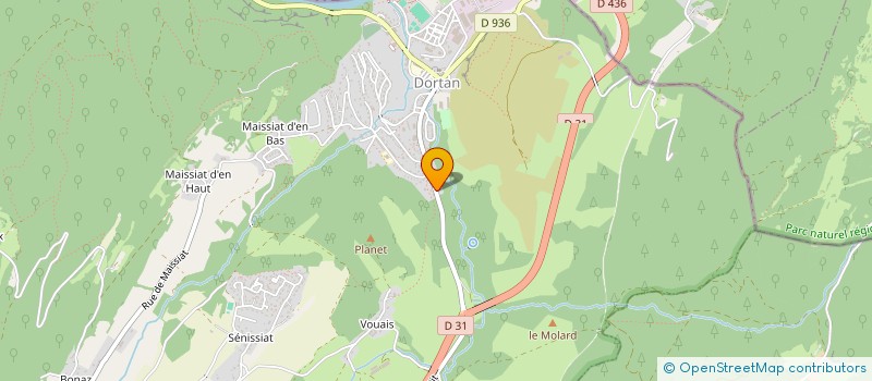 localisation de l'entreprise 908 425 929 à DORTAN