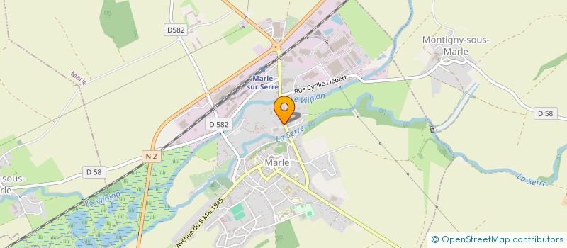 localisation de l'entreprise 908 486 228   MARLE