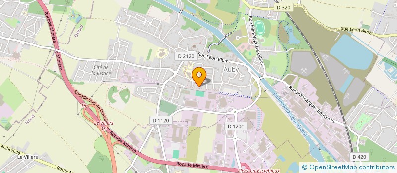 localisation de l'entreprise 908 501 687   AUBY