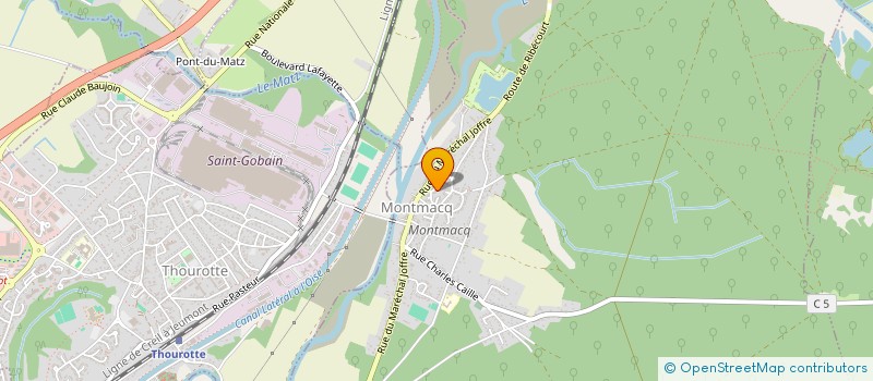 localisation de l'entreprise 908 549 140   MONTMACQ