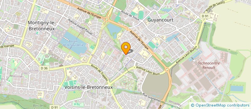 localisation de l'entreprise 908 555 683   GUYANCOURT