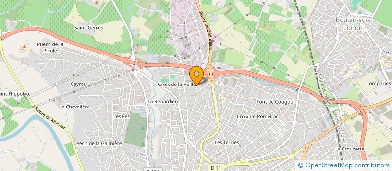 localisation de l'entreprise 908 559 891   BEZIERS