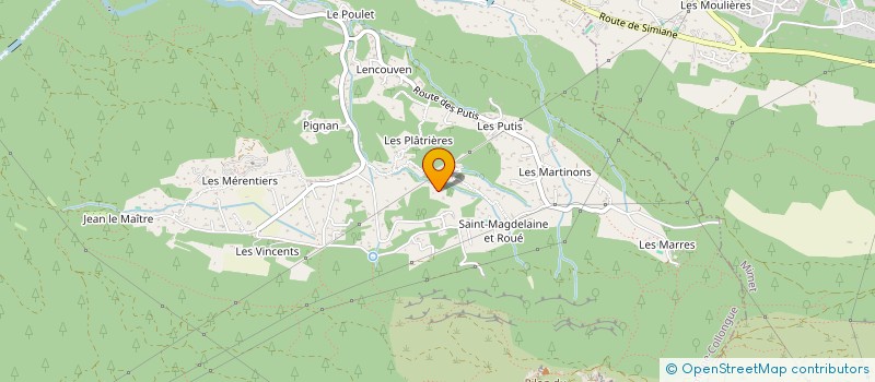 localisation de l'entreprise 908 578 875   SIMIANE-COLLONGUE