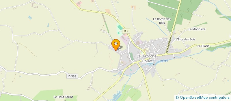 localisation de l'entreprise 908 610 397 à LA BAZOCHE-GOUET