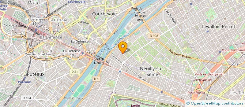 localisation de l'entreprise 908 615 453 à NEUILLY-SUR-SEINE