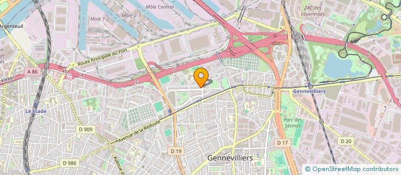 localisation de l'entreprise 908 645 765   GENNEVILLIERS