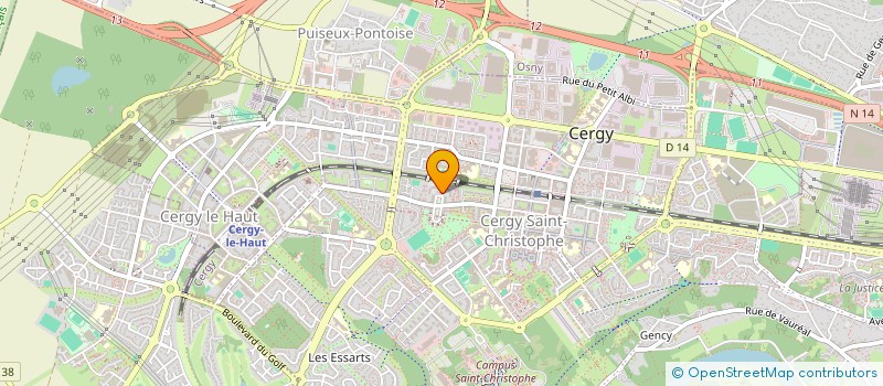 localisation de l'entreprise 908 661 408   CERGY