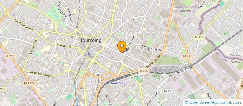 localisation de l'entreprise 908 663 289 à TOURCOING