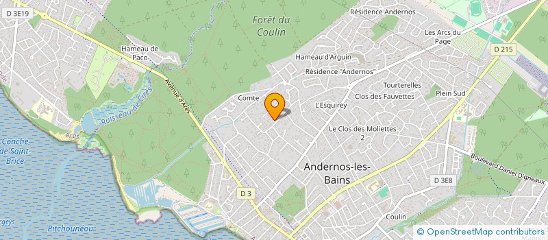 localisation de l'entreprise 908 664 717   ANDERNOS-LES-BAINS