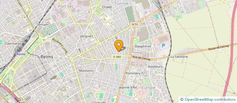 localisation de l'entreprise 908 681 521   REIMS