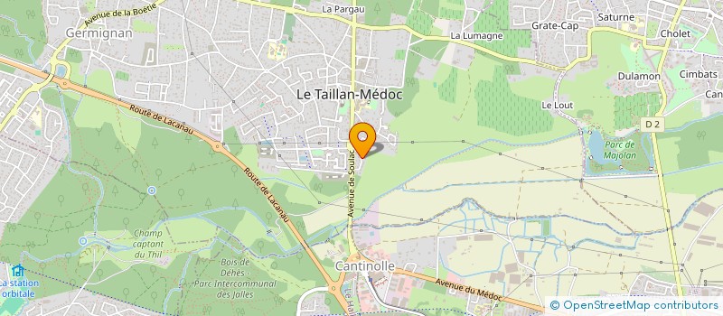 localisation de l'entreprise 908 691 975 à LE TAILLAN-MEDOC