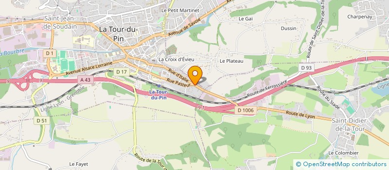 localisation de l'entreprise 908 729 130   LA TOUR-DU-PIN