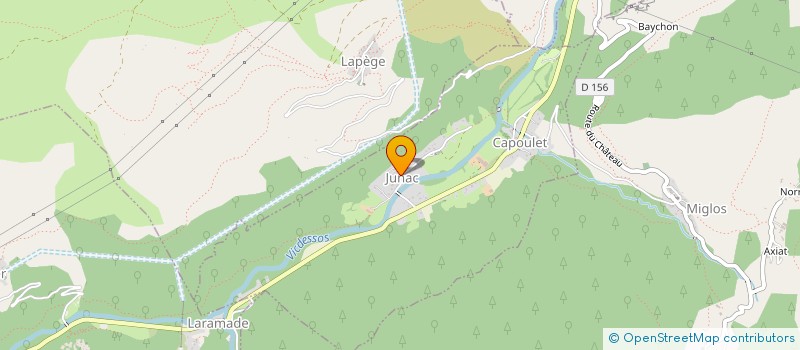 localisation de l'entreprise 908 729 197 à CAPOULET-ET-JUNAC