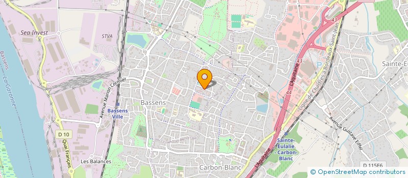 localisation de l'entreprise 908 730 575   BASSENS