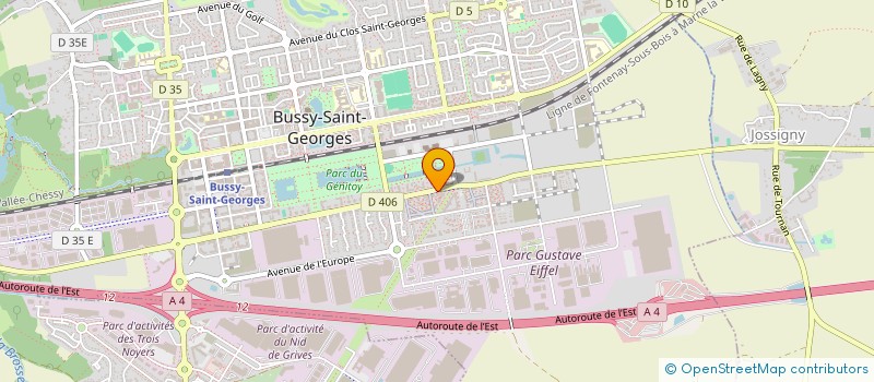 localisation de l'entreprise 908 736 523   BUSSY-SAINT-GEORGES