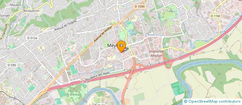 localisation de l'entreprise 908 752 926 à MEYLAN