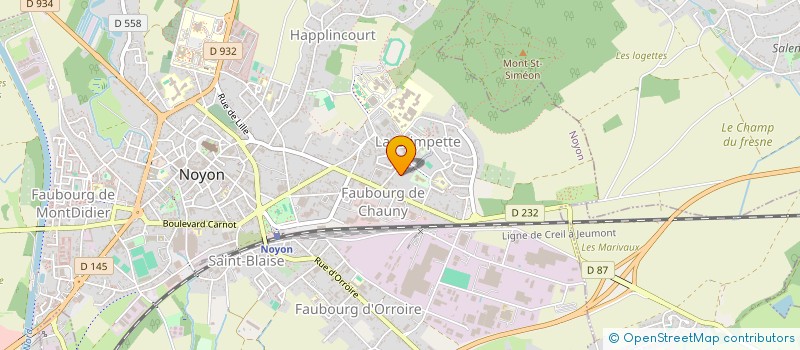 localisation de l'entreprise 908 758 402   NOYON