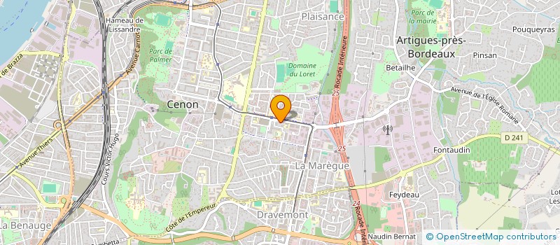 localisation de l'entreprise 908 767 213   CENON