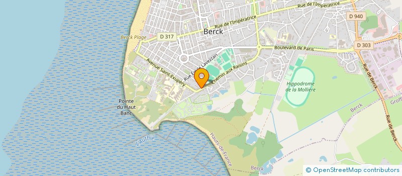 localisation de l'entreprise 908 771 025   BERCK