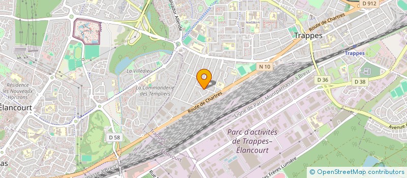 localisation de l'entreprise 908 771 256   TRAPPES