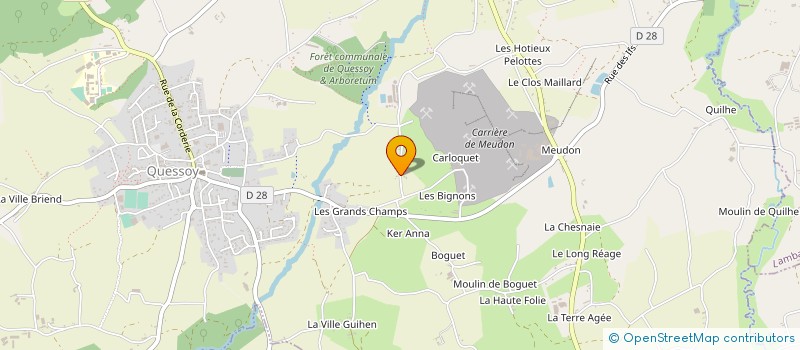 localisation de l'entreprise 908 793 417 à QUESSOY