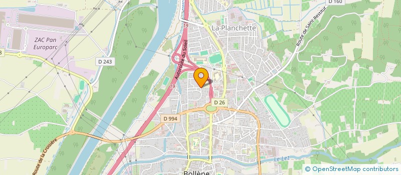 localisation de l'entreprise 908 812 043   BOLLENE