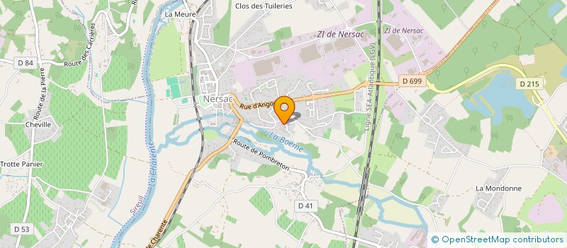 localisation de l'entreprise 908 825 888   NERSAC