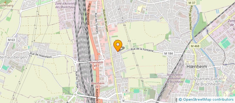 localisation de l'entreprise 908 854 813   SOUFFELWEYERSHEIM