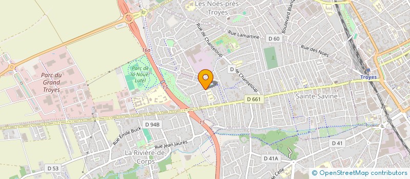 localisation de l'entreprise 908 858 749 à SAINTE-SAVINE