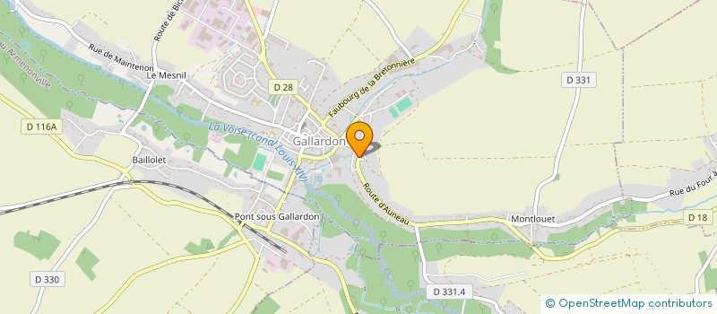 localisation de l'entreprise 908 859 200 à GALLARDON