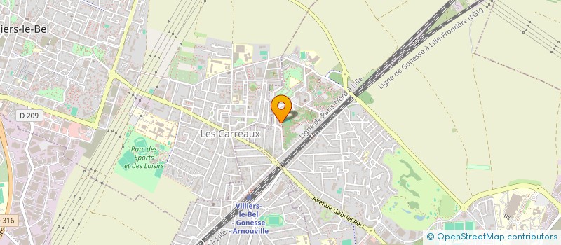 localisation de l'entreprise 908 868 524   GONESSE