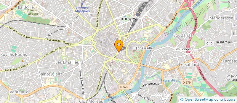 localisation de l'entreprise 908 871 536 à LIMOGES