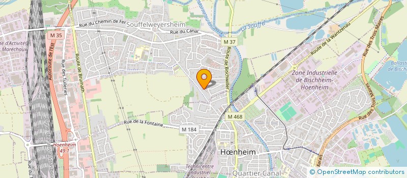 localisation de l'entreprise 908 871 833   SELESTAT