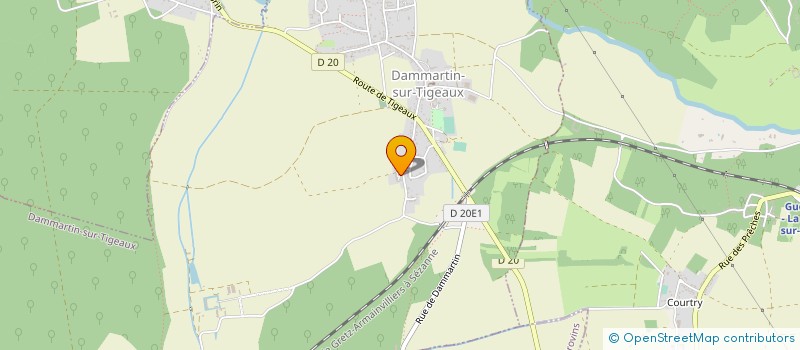 localisation de l'entreprise 908 890 148   DAMMARTIN-SUR-TIGEAUX