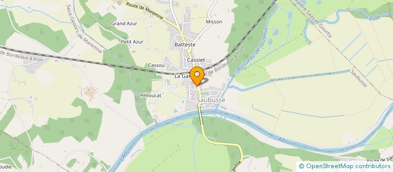 localisation de l'entreprise 908 893 522   SAUBUSSE