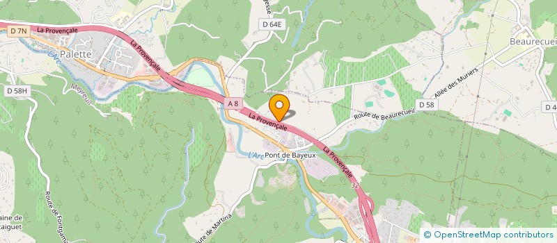 localisation de l'entreprise 908 902 760   MEYREUIL