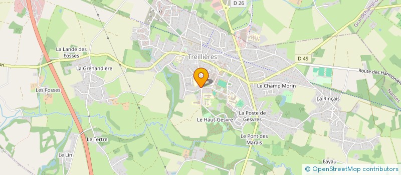localisation de l'entreprise 908 915 952   TREILLIERES