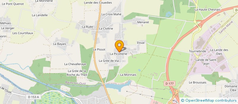 localisation de l'entreprise 908 919 327   BAINS-SUR-OUST