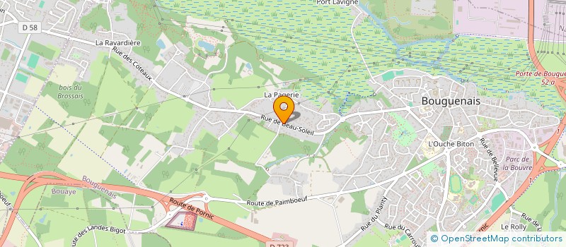 localisation de l'entreprise 908 946 262 à BOUGUENAIS