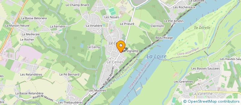 localisation de l'entreprise 908 946 320 à CELLIER (LE)