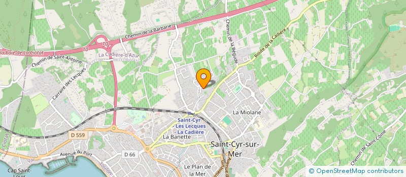 localisation de l'entreprise 908 946 650  à SAINT-CYR-SUR-MER